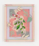 Arbusti - Clematide fiammola by Riccardo Baruzzi contemporary artwork mixed media works on paper