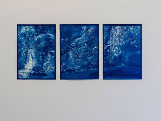 Of Divination Caves and Photochemical Prophecies Walls of the Cave by Itamar Gov contemporary artwork Works on Paper