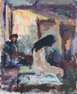Jenny at Cater Street by Sargy Mann contemporary artwork painting