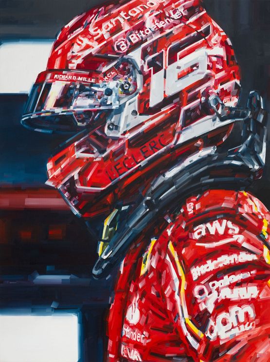 Leclerc by Michael Kagan contemporary artwork Painting