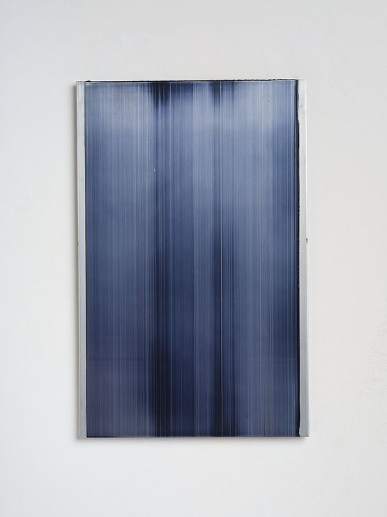 Slider - blue grey 1 by Noel Ivanoff contemporary artwork Painting