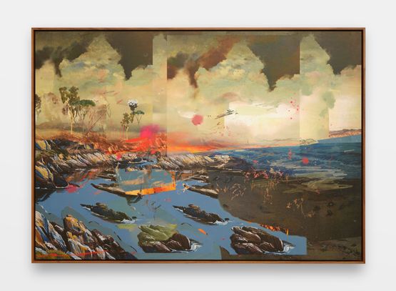 floppydust.exe charm_buffer neon_wilt loginwhisper by Petra Cortright contemporary artwork Painting