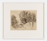 Untitled Woodland Grazing by Milton Avery contemporary artwork drawing works on paper