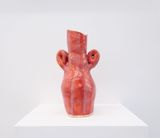 Red Vase by Cybele Cox contemporary artwork sculpture