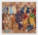 Grandfathers Grandchildren by Chase Hall contemporary artwork painting