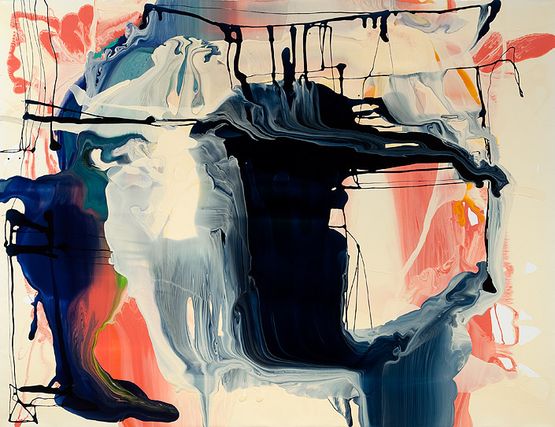 No matter how little he ate he always remained persistently bloated by Dale Frank contemporary artwork Painting