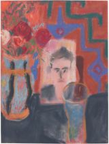 Untitled by Lucas Samaras contemporary artwork drawing painting works on paper