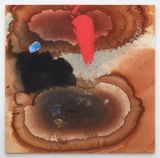 Scrapple From The Apple by Peter Bradley contemporary artwork painting works on paper