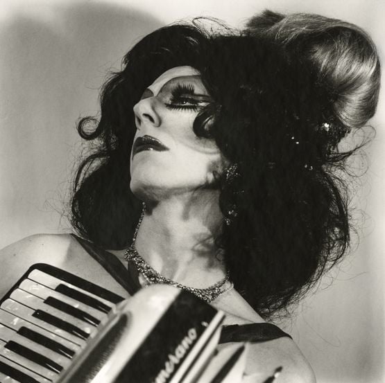 Ethyl Eichelberger as Medea by Peter Hujar contemporary artwork Photography