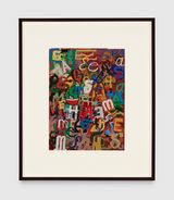 Head clutter by Bendt Eyckermans contemporary artwork works on paper