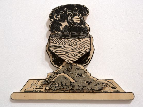 Games Dance and the Constructions Unfinished Plywood 28 by Teppei Kaneuji contemporary artwork Mixed Media