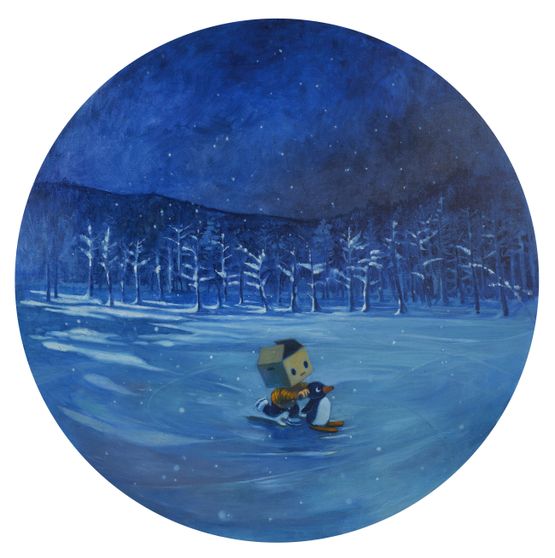 Winter Waltz by C. K. Koh contemporary artwork Painting