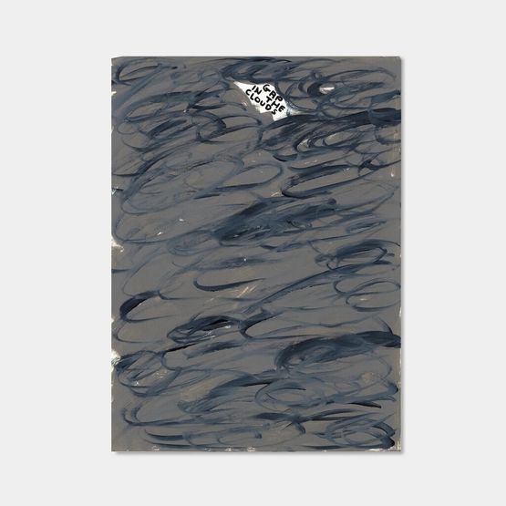 Gap in the clouds by David Shrigley contemporary artwork Print