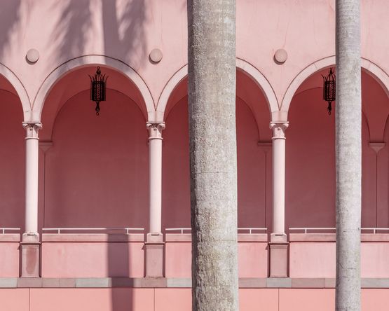 Pink Arcade Sarasota by Anastasia Samoylova contemporary artwork Print