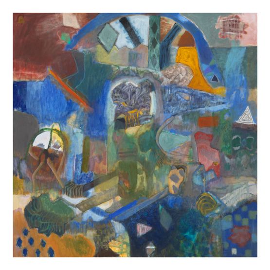 AZBrooklyn Energetic Landscape by Mario Martinez contemporary artwork Painting
