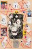 Pussy liked William Burroughs by Gareth Sansom contemporary artwork Painting
