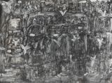 Birds Landing by David Koloane contemporary artwork mixed media painting
