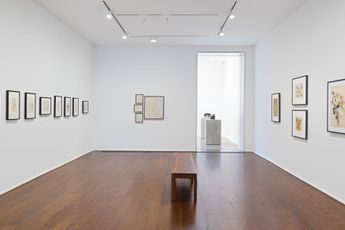 Contemporary art exhibition Eva Hesse Forms Larger and Bolder EVA HESSE DRAWINGS from the Allen Memorial Art Museum at Oberlin College at Hauser  Wirth New York 69th Street United States
