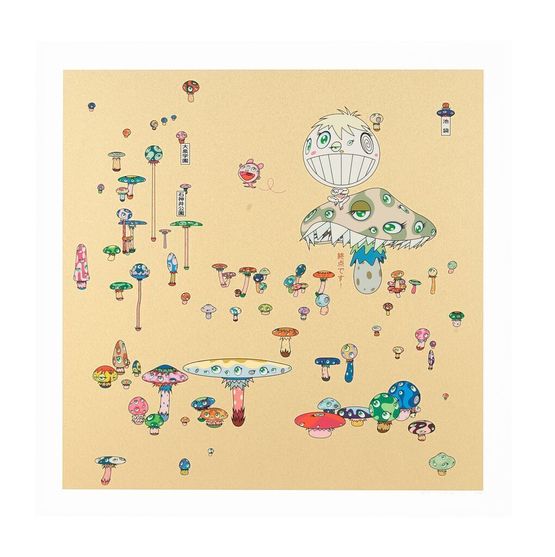 Making a U-Turn The Lost Child Finds His Way Home by Takashi Murakami contemporary artwork Painting