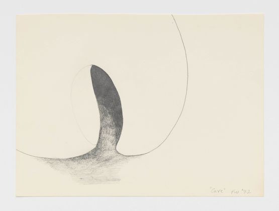 Cave by Faith Wilding contemporary artwork Works on Paper