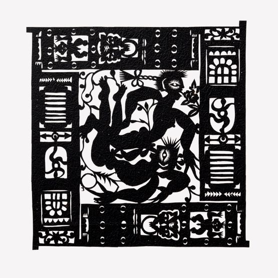 Door by Xiyadie contemporary artwork Works on Paper