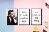Brian Epstein Died for You by Jeremy Deller contemporary artwork works on paper