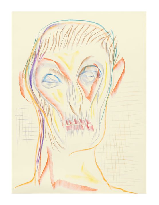 Face and Mask 16 by Carlos Amorales contemporary artwork Works on Paper
