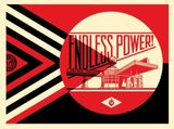 Endless Power Petrol Palace by Shepard Fairey contemporary artwork print works on paper