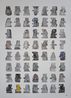 54 Heads 8-22 by Luis Lorenzana contemporary artwork Painting