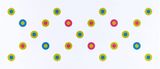 Closed Discs by Bridget Riley contemporary artwork painting