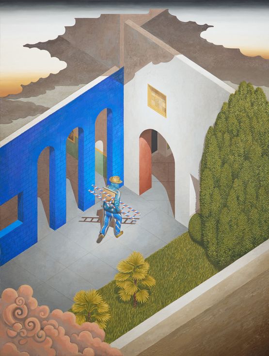 Waiting in Godo by Christian Hidaka contemporary artwork Painting