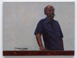 Untitled Self-portrait in blue shirt by Robert Bechtle contemporary artwork painting