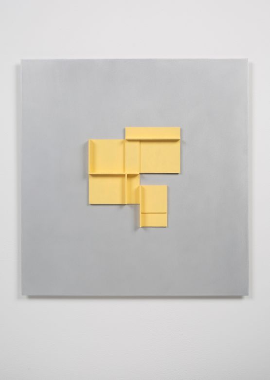 Naples Yellow Maquette by Toby Paterson contemporary artwork Painting