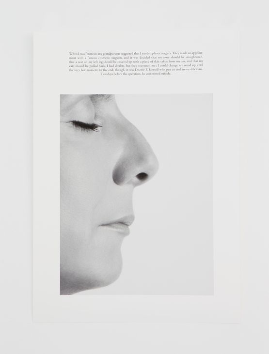 The plastic surgery EN  by Sophie Calle contemporary artwork Print