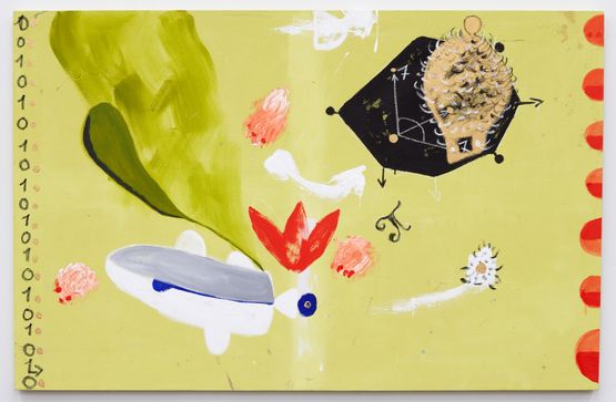 The Healer 1 by Ouattara Watts contemporary artwork Painting