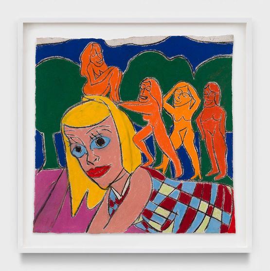 Baby Sitting by Ruby Neri contemporary artwork Works on Paper