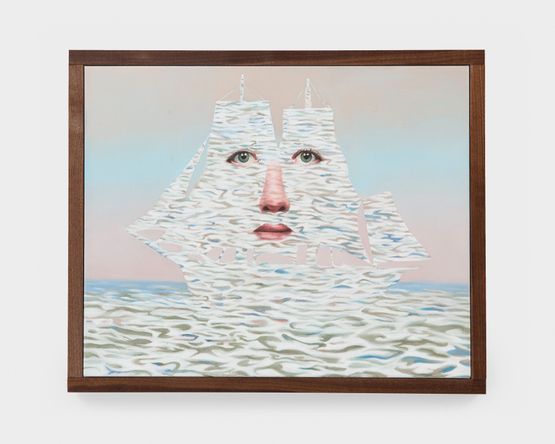 Professional Painter in a Dream IV by Hadi Falapishi contemporary artwork Painting