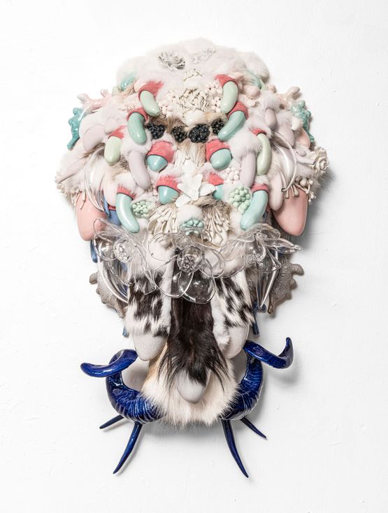 because it emerges from the mud unstained and then you realise... its you and me and everything in-between by Juz Kitson contemporary artwork Sculpture
