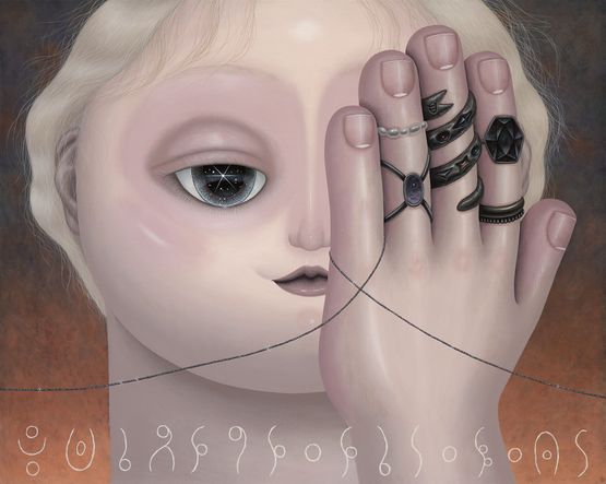 Connected by Diren Lee contemporary artwork Painting
