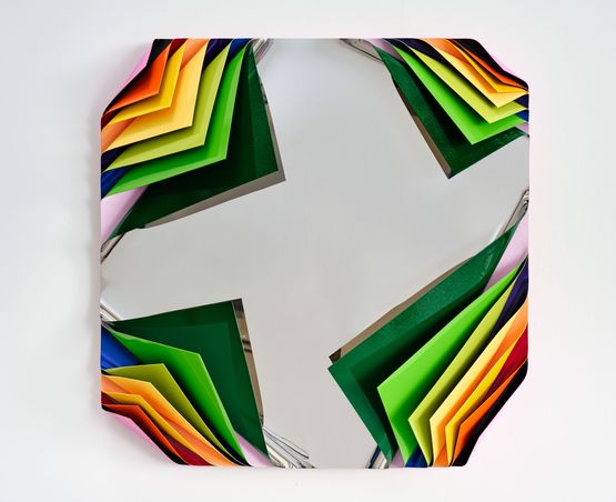 Metal Box Kuala Lumpur by Jim Lambie contemporary artwork Sculpture