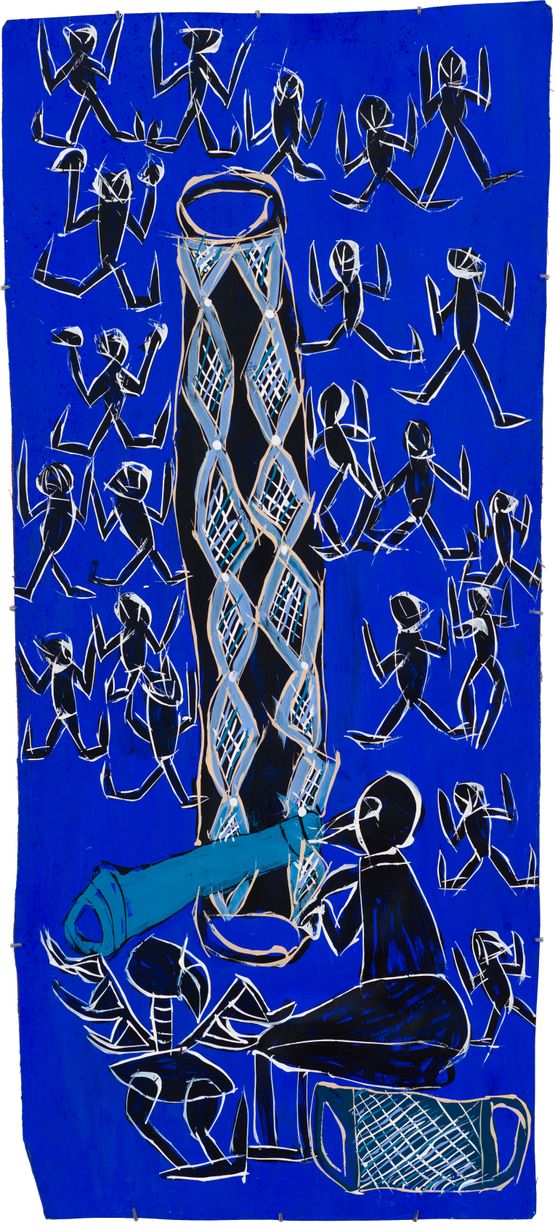 Ganbulapula by Dhambit Mununggurr contemporary artwork Painting