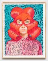 Jacquelin by Angeles Agrela contemporary artwork drawing painting works on paper