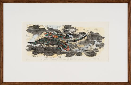 Great Desert Skinks III by John Wolseley contemporary artwork Print