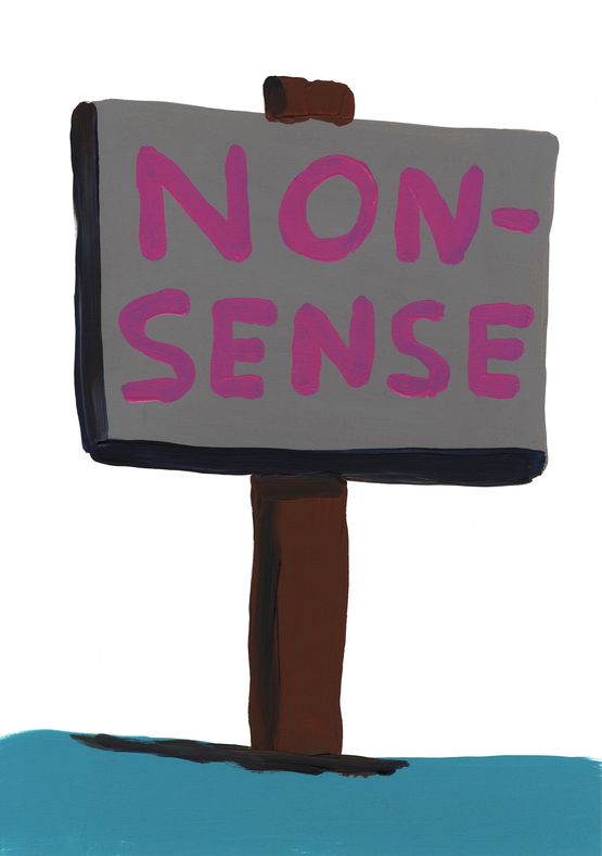 Untitled by David Shrigley contemporary artwork Painting