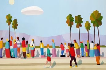 Contemporary art exhibition Michael Muir Chasing Rainbows at Martin Browne Contemporary Sydney Australia