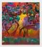 Orange Groove by Shara Hughes contemporary artwork Painting