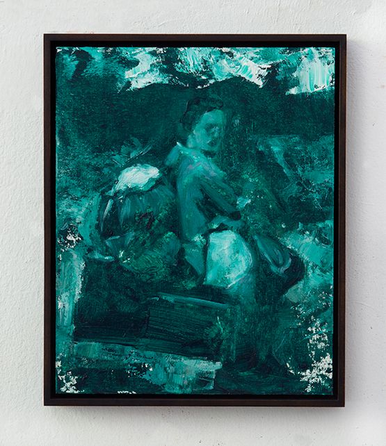 The wanderer by Helena Parada Kim contemporary artwork Painting