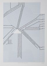 Specific Paths 2 by Layla Juma contemporary artwork drawing works on paper