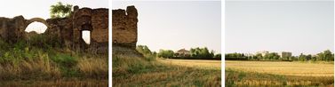 Ruins of a building that was part of the Villa Sette Bassi complex Roma Vecchia Rome September 1990 by Joel Sternfeld contemporary artwork Photography