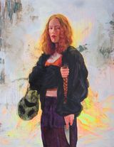 Student by Agata Kus contemporary artwork painting